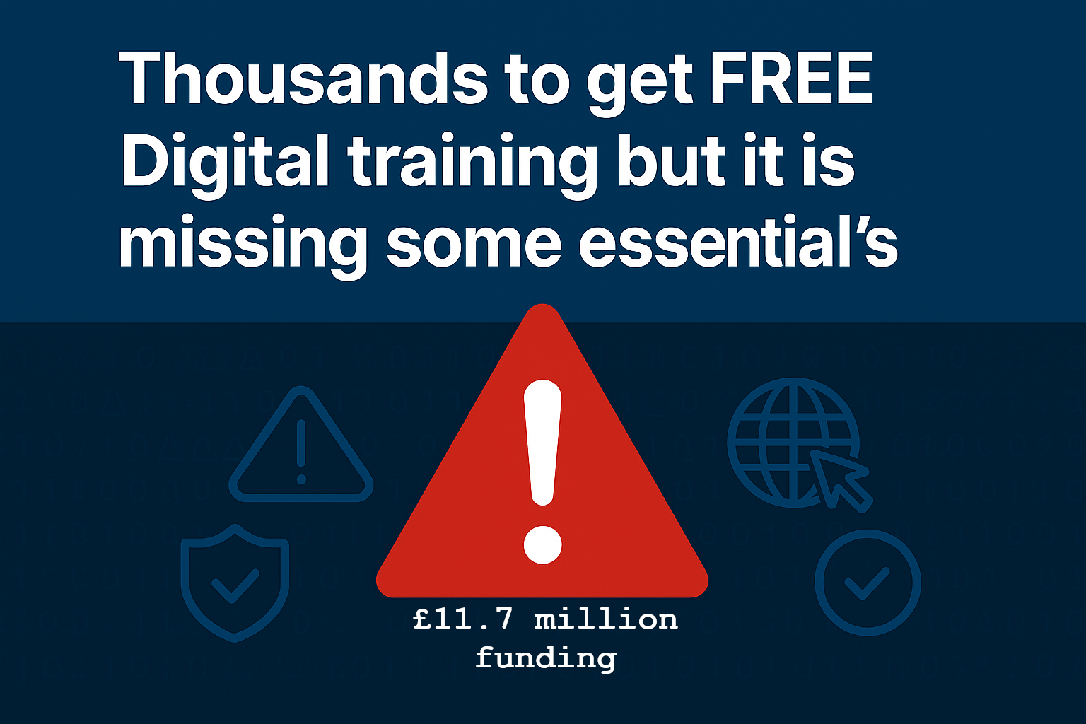 Digital inclusion must include digital safety - protecting vulnerable users from cybercrime