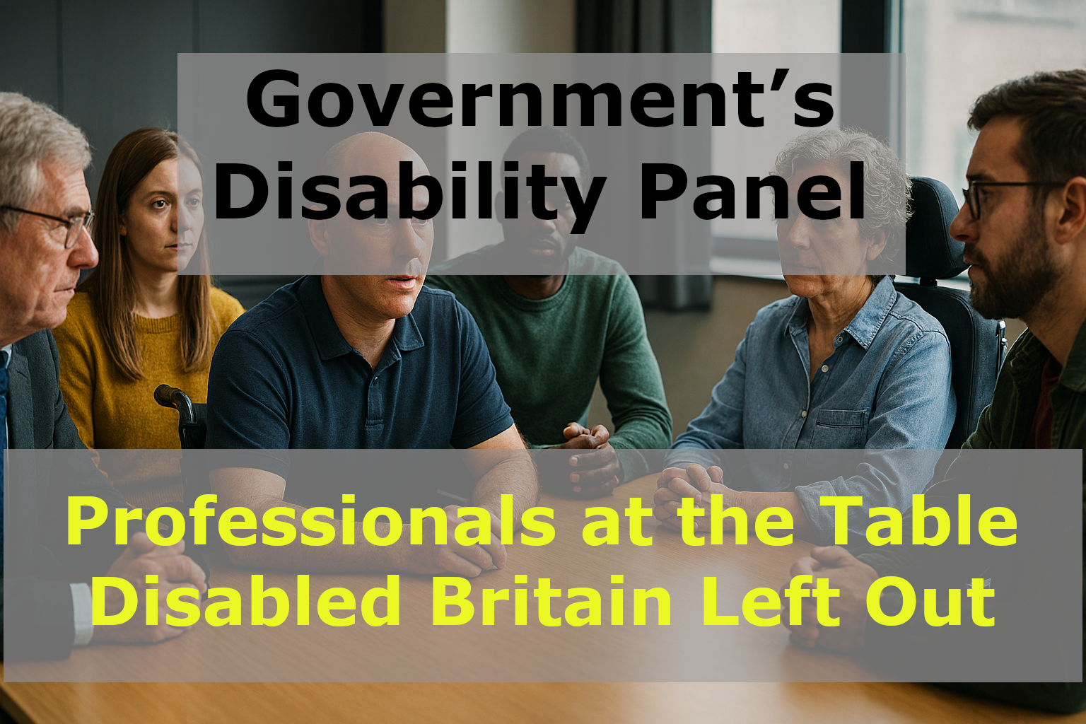 When professional success becomes the price of admission to disability policy making