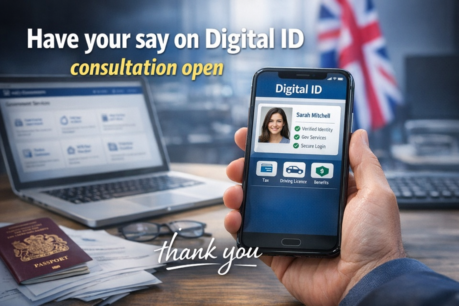 Government digital ID consultation March 2026, national digital identity system for public services
