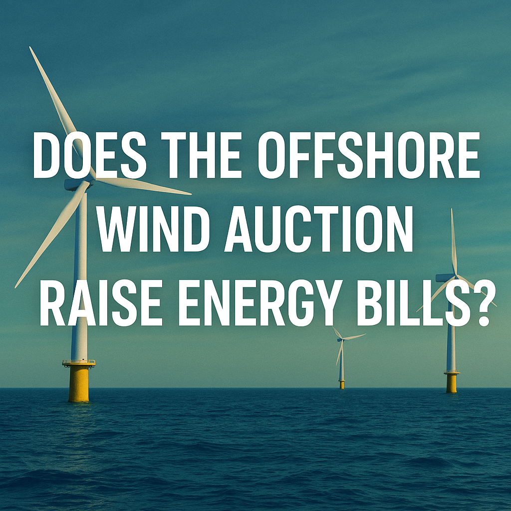 Offshore wind auction AR7 explainer - debunking misinformation about energy bills and Contracts for Difference