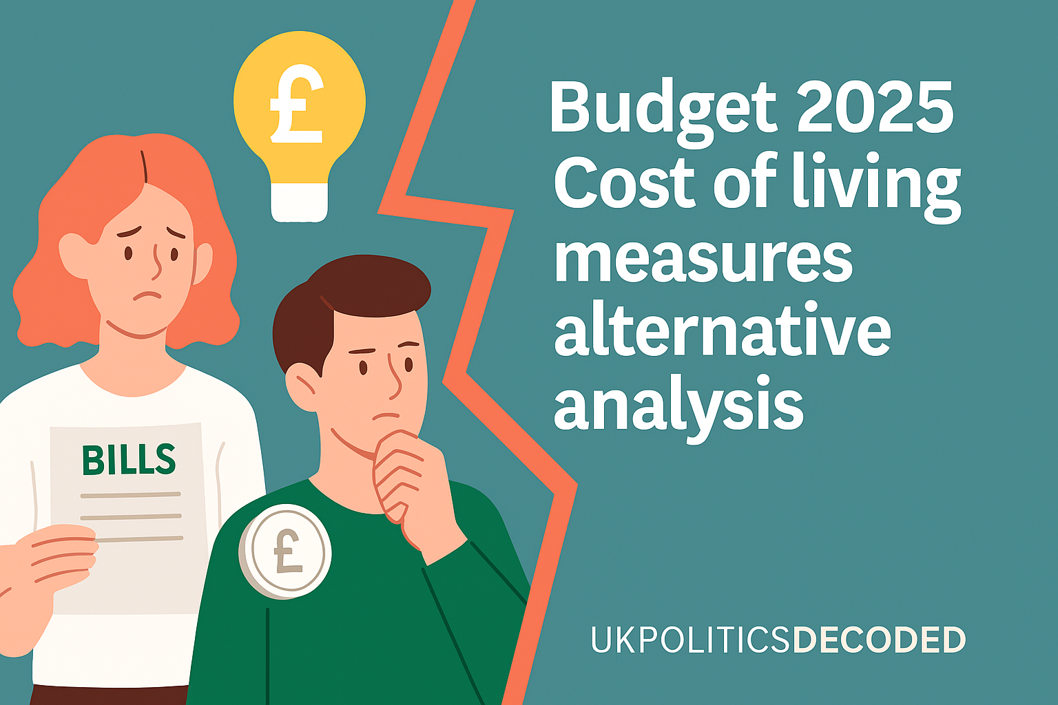 Budget 2025 cost of living measures - analysis of energy bills, welfare changes, and structural alternatives