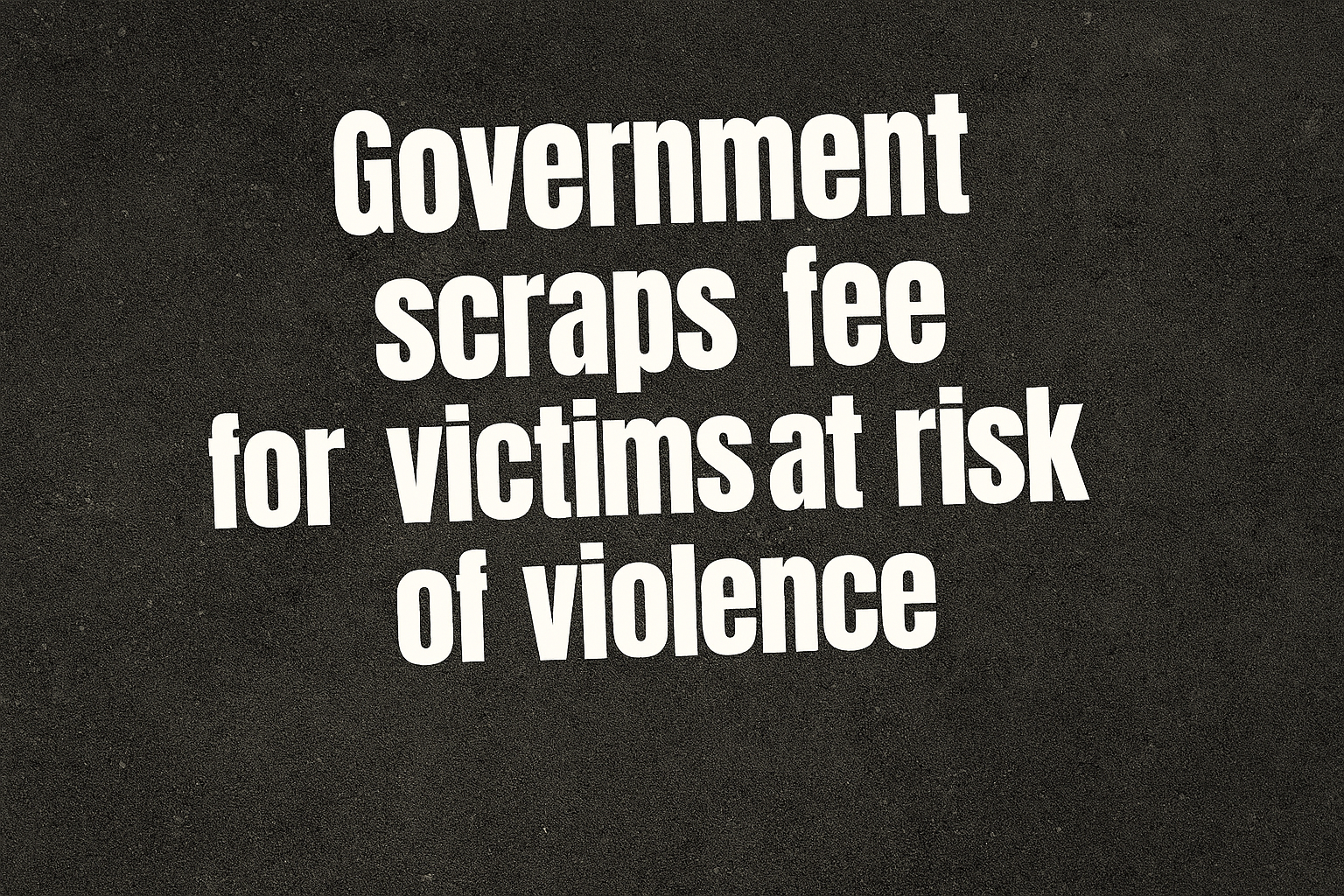 PARV fee removal - domestic abuse victim protection policy